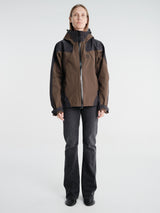 66 North - Dyngja Shell Jacket in Dark Brown