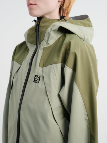 66 North - Dyngja Shell Jacket in Arctic Sage