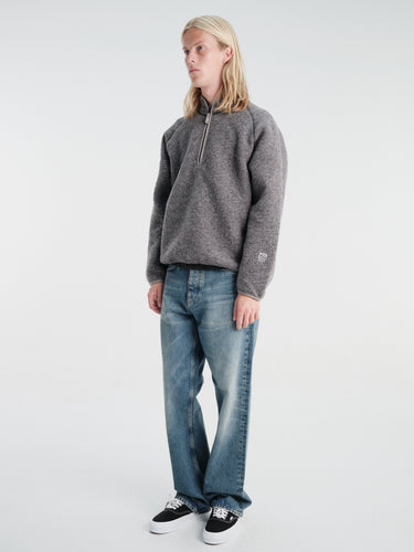 66 North - Kaldi Half Zip in Ash Grey