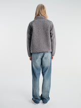 66 North - Kaldi Half Zip in Ash Grey