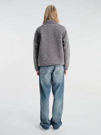 66 North - Kaldi Half Zip in Ash Grey