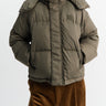 66 North - Dyngja Down W Cropped Jacket in Tarmac - Exclusive Colourway
