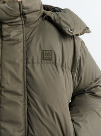 66 North - Dyngja Down W Cropped Jacket in Tarmac - Exclusive Colourway