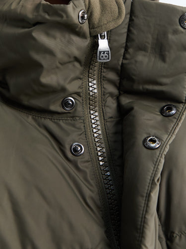 66 North - Dyngja Down W Cropped Jacket in Tarmac - Exclusive Colourway