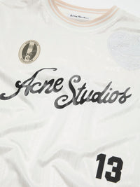 Acne Studios - Logo Sports Jersey Top in White