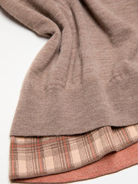 Acne Studios - Layered Wool Knit in Light Brown