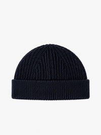 Andersen-Andersen - Beanie Short in Navy Blue