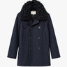 AF Agger - Hainsworth Wool Pea Coat in Navy