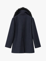 AF Agger - Hainsworth Wool Pea Coat in Navy