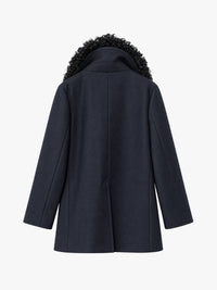 AF Agger - Hainsworth Wool Pea Coat in Navy