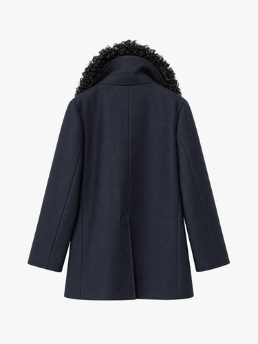 AF Agger - Hainsworth Wool Pea Coat in Navy