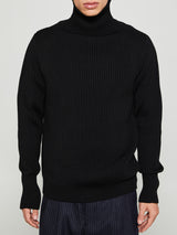 Andersen-Andersen - Navy Turtleneck in Black