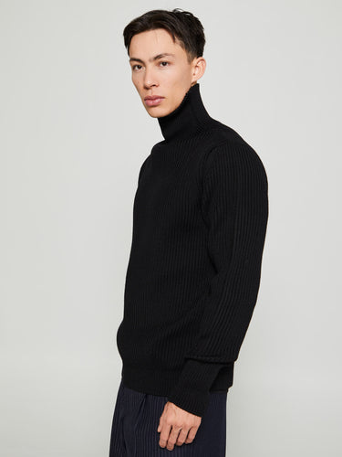 Andersen-Andersen - Navy Turtleneck in Black