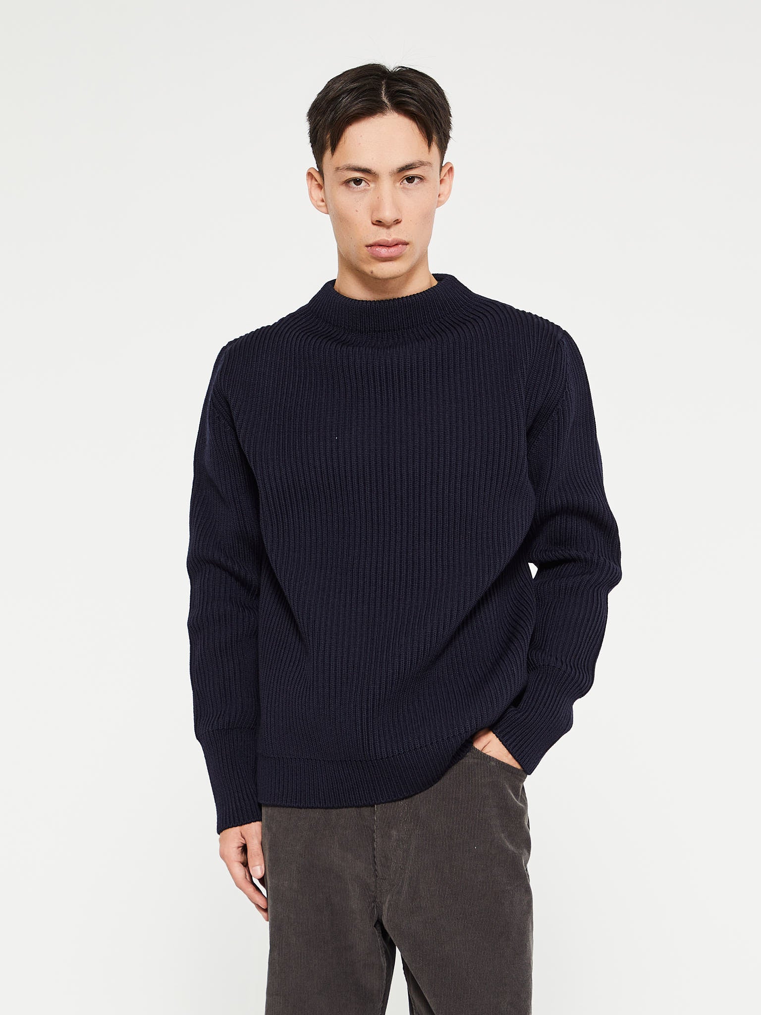 Andersen-Andersen - Navy Crewneck in Navy