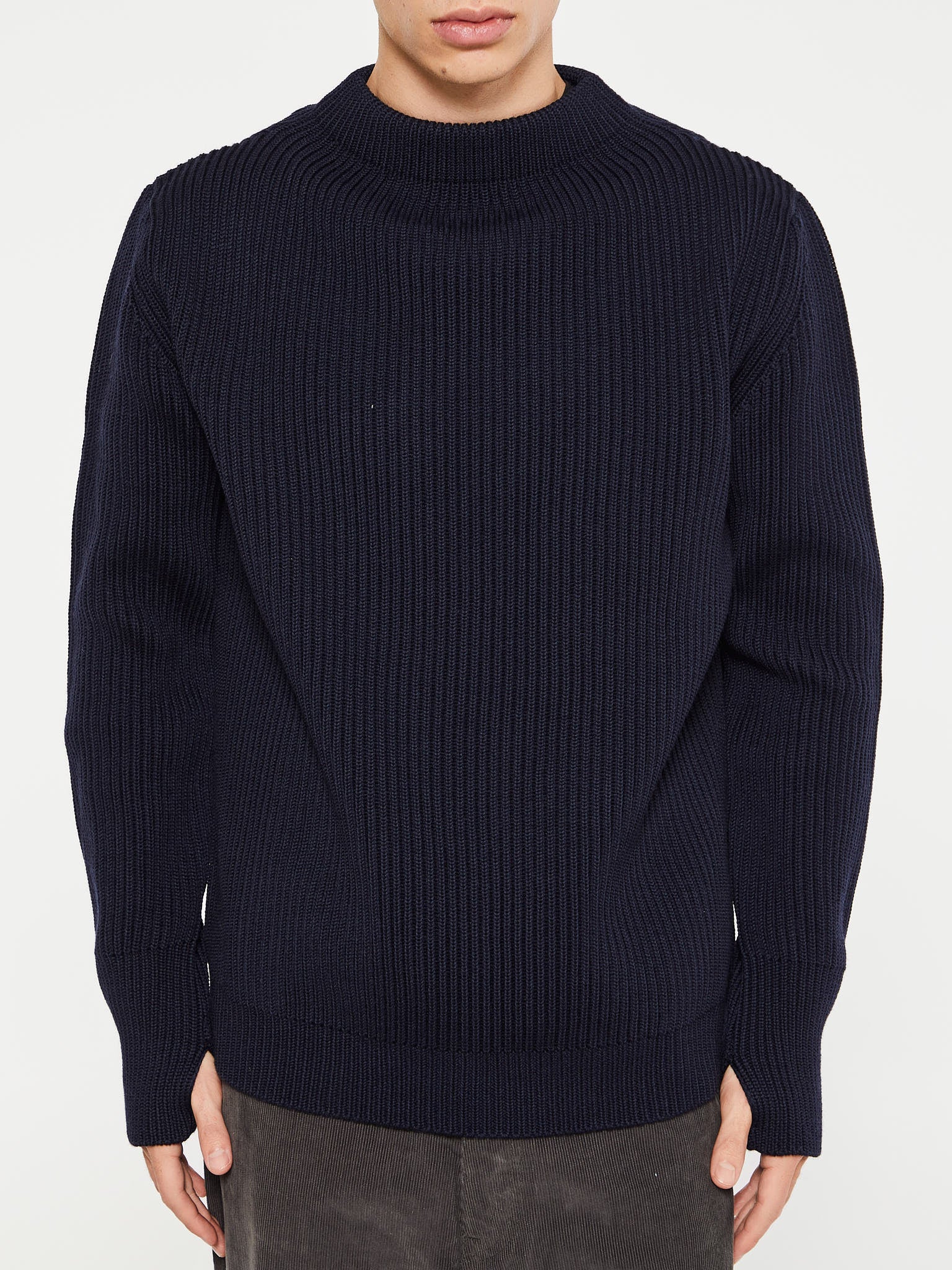 Andersen-Andersen - Navy Crewneck in Navy