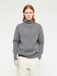 Andersen-Andersen - Navy Turtleneck in Grey