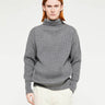 Andersen-Andersen - Navy Turtleneck in Grey