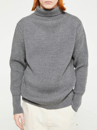 Andersen-Andersen - Navy Turtleneck in Grey