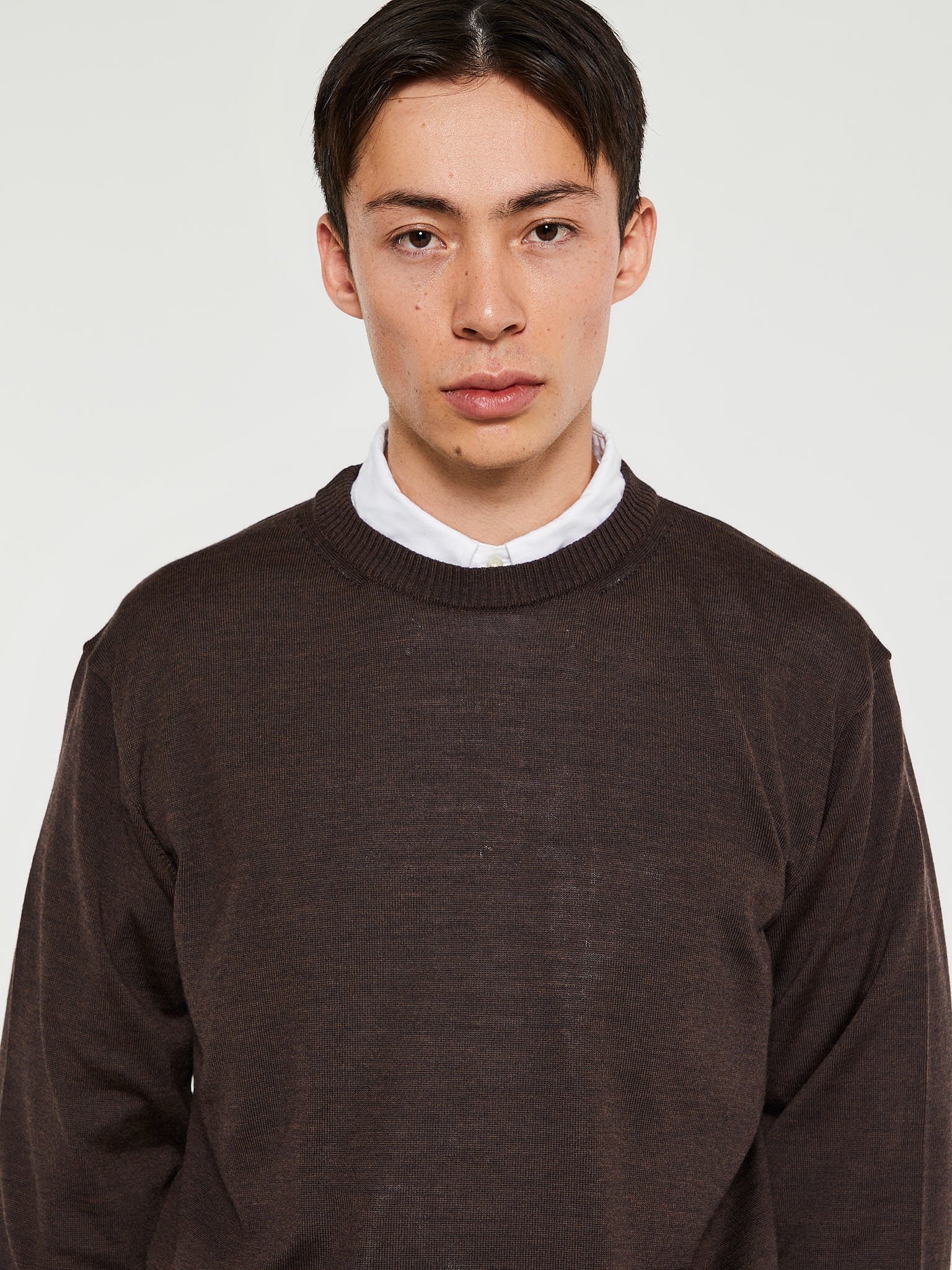 Another Aspect - Another Sweater 5.0 in Brown Melange