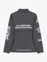 Nike - Nike ACG Aireez Men's Button-Up Long-Sleeve Graphic Top in Smoke Grey, White