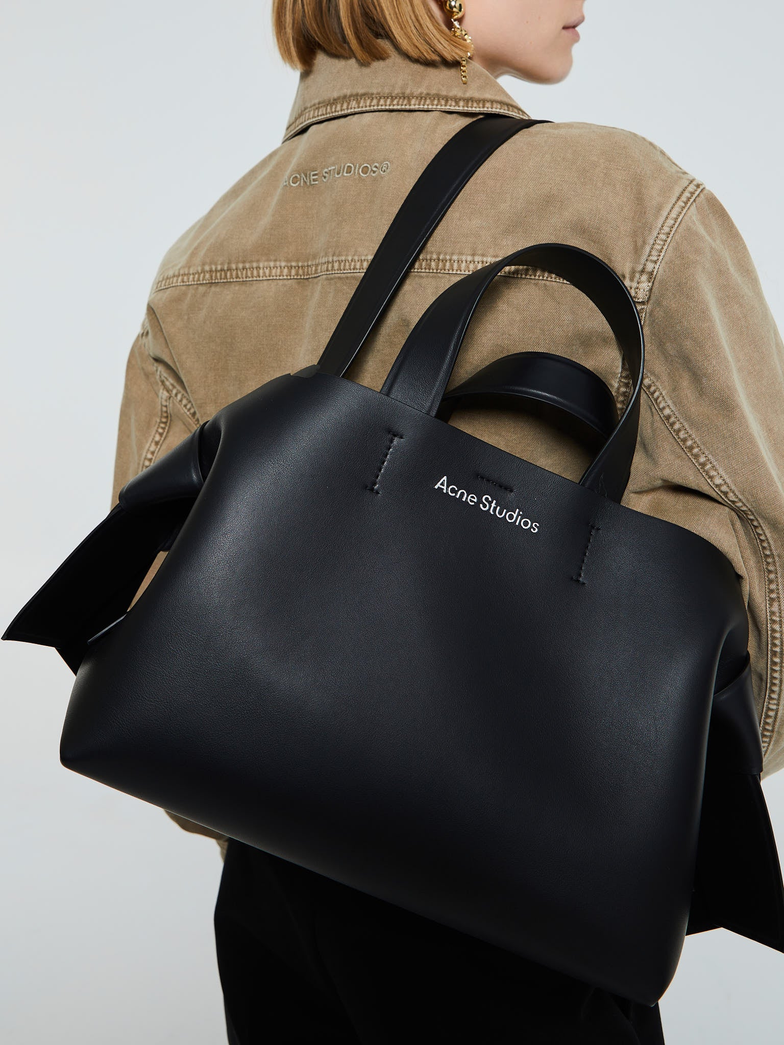 Acne Studios - Musubi Midi Tote Bag in Black