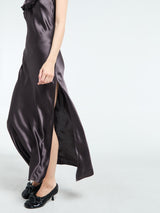 Acne Studios - Satin Dress in Graphite Grey