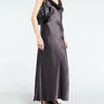 Acne Studios - Satin Dress in Graphite Grey