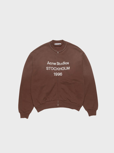 FN-UX-SWEA000052 Sweatshirt i Chokoladebrun