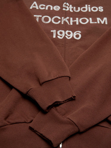 FN-UX-SWEA000052 Sweatshirt i Chokoladebrun