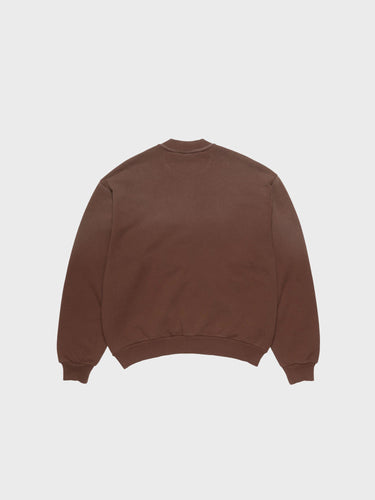 FN-UX-SWEA000052 Sweatshirt i Chokoladebrun