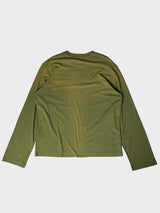 Acne Studios - Relaxed fit Logo T-shirt in Olive Green