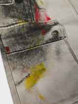 Acne Studios - Printed Jeans in White and Multi
