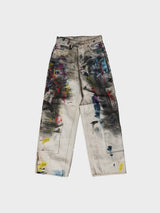 Acne Studios - Printed Jeans in White and Multi