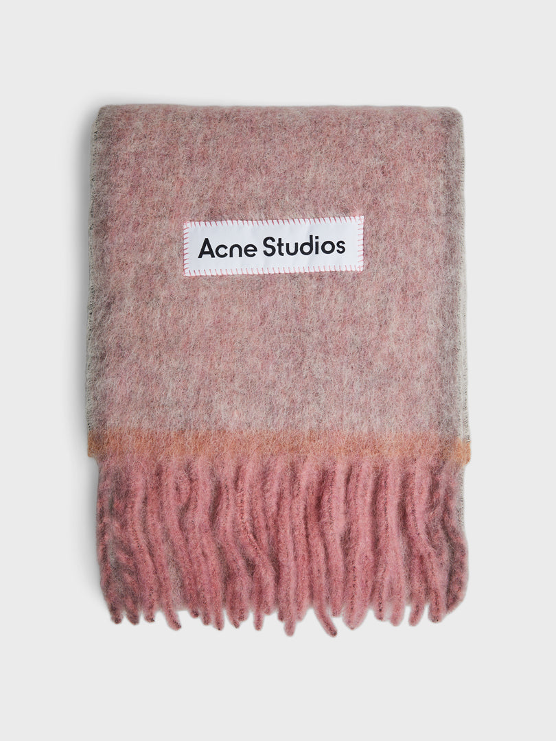 Acne Studios - Mohair Scarf in Dusty Pink