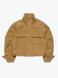 Nylon Logo Jacket i Mørk Khaki