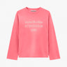 Acne Studios - Sprayed 1996 Logo T-shirt in Tango Pink