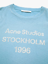 Acne Studios - Logo T-shirt in Cornflower Blue