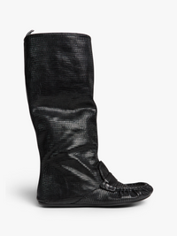 Acne Studios - Slouch Saddle Boots in Black