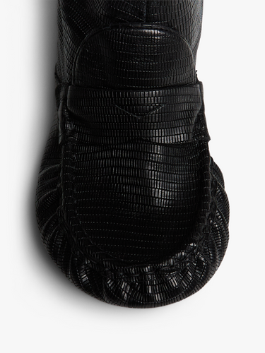 Acne Studios - Slouch Saddle Boots in Black