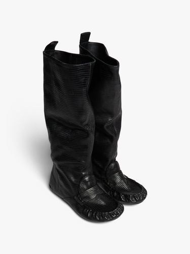 Acne Studios - Slouch Saddle Boots in Black
