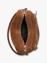 Acne Studios - Camero Camera Suede in Cognac Brown
