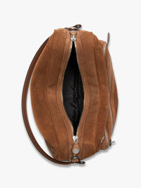 Acne Studios - Camero Camera Suede in Cognac Brown