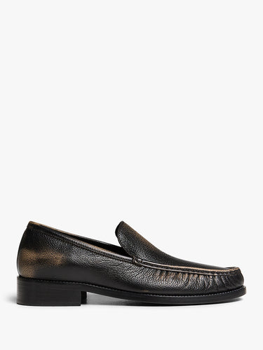 Acne Studios - Loafers in Beige and Black