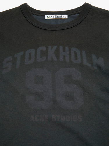 Acne Studios - Fitted Logo T-shirt in Faded Blue