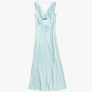 Acne Studios - Silk Tunic Dress in Light Blue