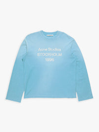 Acne Studios - Relaxed Fit Logo T-shirt in Cornflower Blue