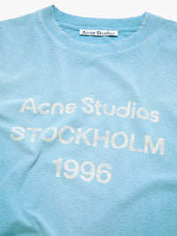 Acne Studios - Relaxed Fit Logo T-shirt in Cornflower Blue