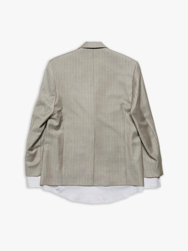 Acne Studios - Layered Suit Jacket in Warm Grey