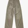 Acne Studios - Plott Peached Light Cotton Twill Pants in Dusty Green