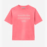 Acne Studios - Sprayed Logo T-shirt in Tango Pink